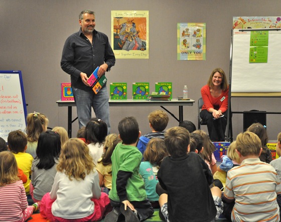 Todd Parr appearing at the Menlo Park Library