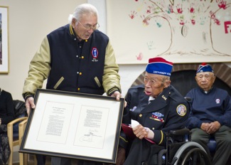 Japanese American veteran receives nation’s highest civilian honor at Menlo Park VA