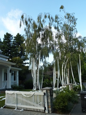 How to toilet paper a house, Menlo style – part 2