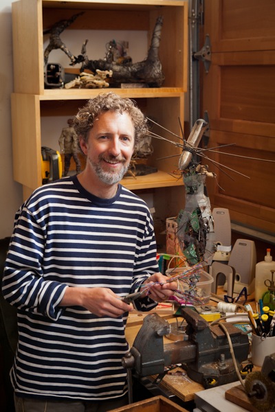 Nat Lewis is a man of many hats and talents – teacher, sculptor, musician