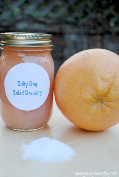 Grapefruit bounty turned into different sort of Salty Dog