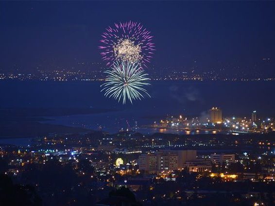 Where to watch firework displays on the mid-Peninsula