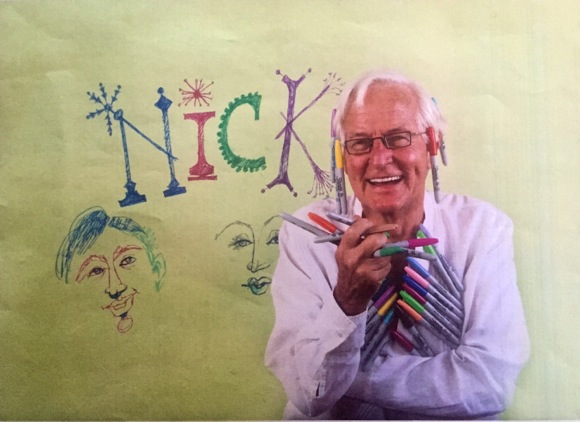 M-A grad Nick Cann happily draws his way through life