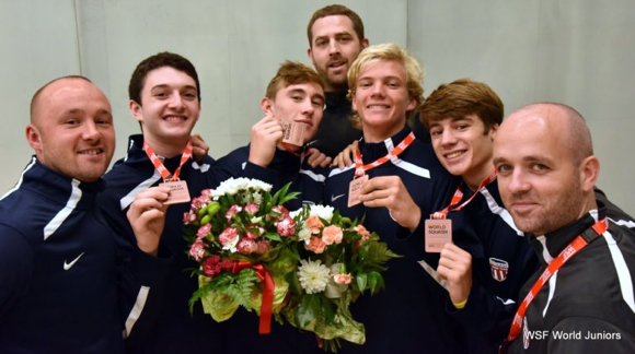 Menlo School grad wins bronze as part of U.S. Junior Men’s Squash team
