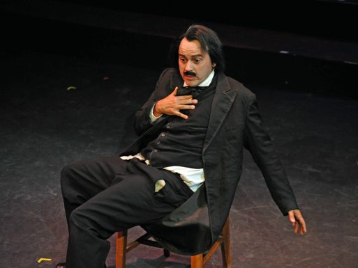 Visit with Edgar Allan Poe at Menlo Park Library on April 5