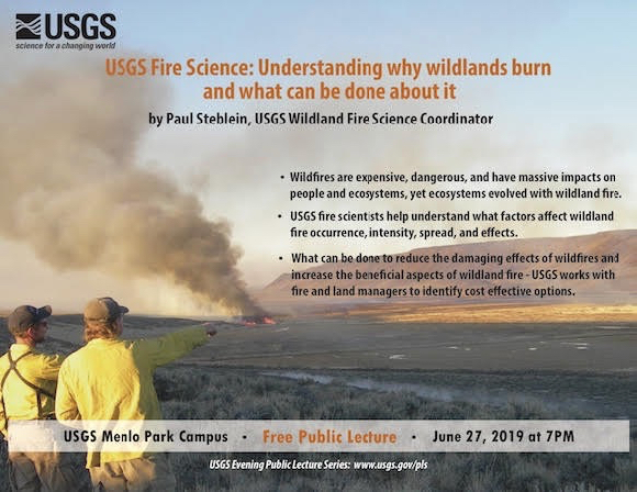 Understanding why woodlands burn is topic of next USGS public lecture on June 27