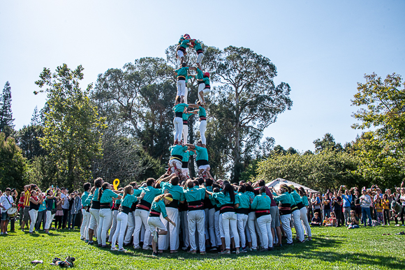 World-famous human tower group from Catalonia on view at Holbrook Palmer Park