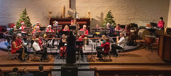 Woodside Village Band holiday concert takes place Dec. 7