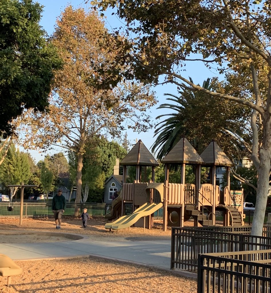 Playgrounds re-open in Menlo Park