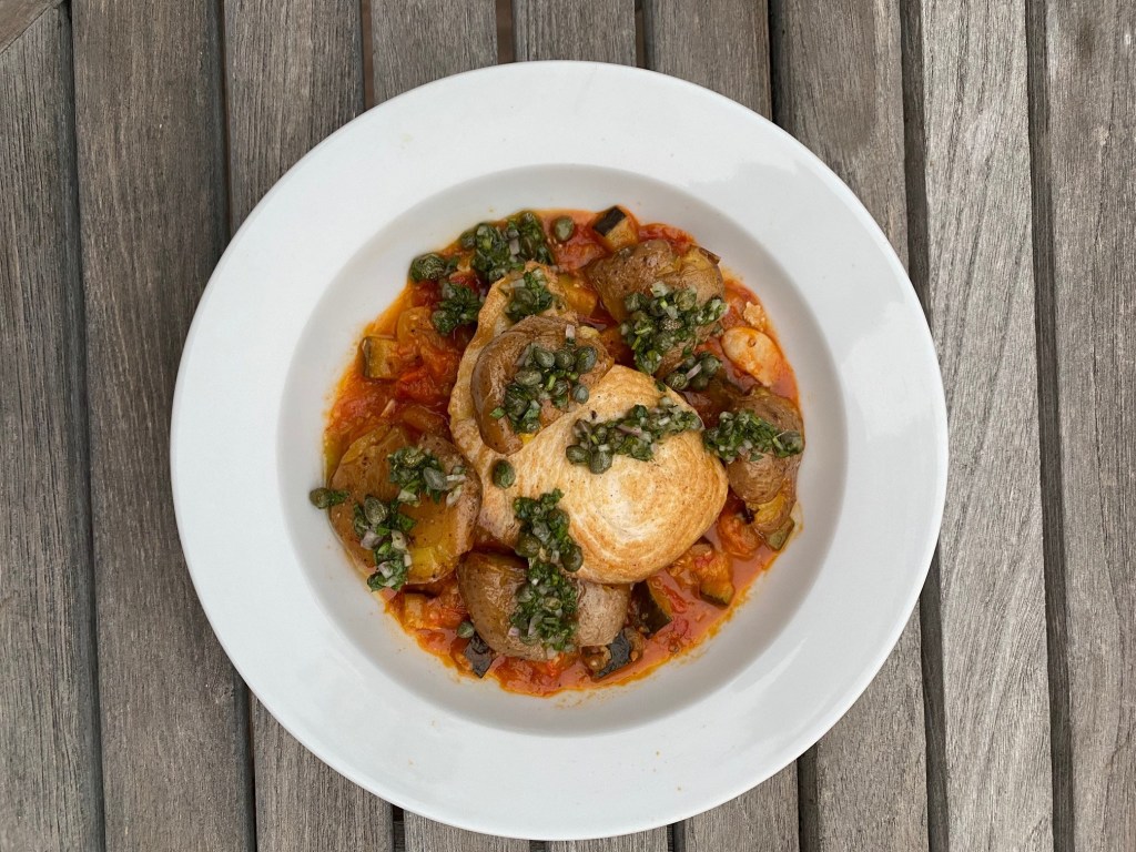 Chef Charlie Parker prepares dinners to take home three times a week