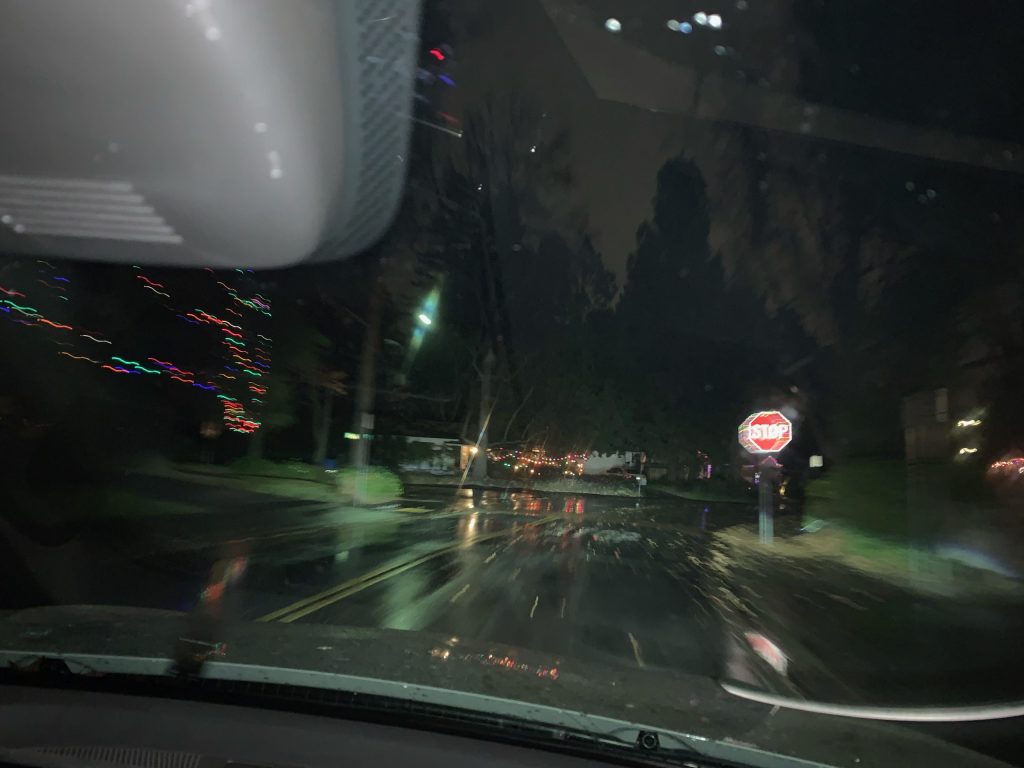 Rain from storm is wimpy in Menlo Park