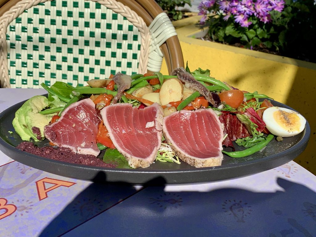 Spotted: Salade Niçoise at Left Bank’s outdoor patio