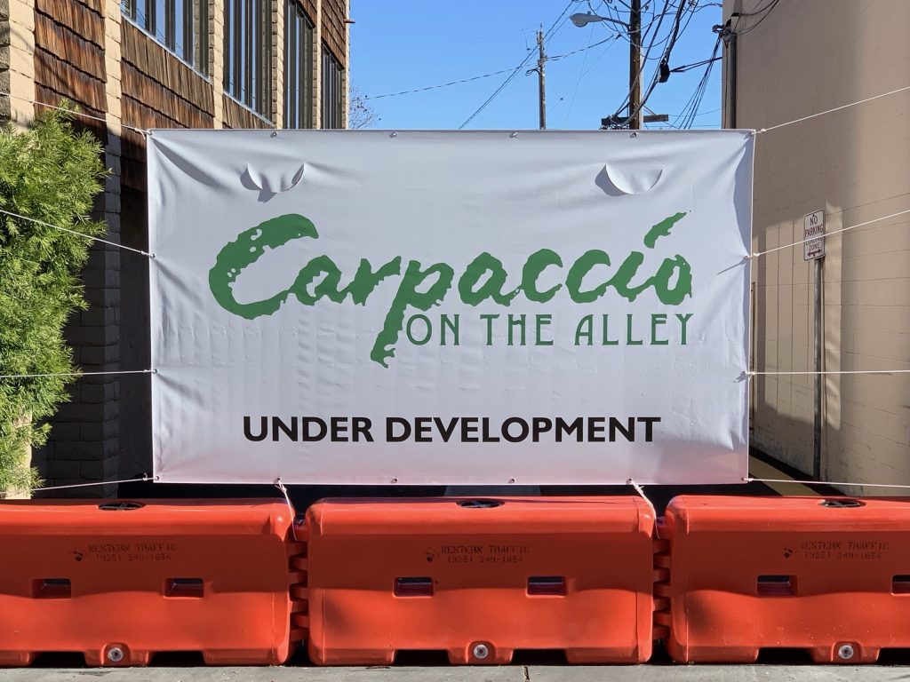 Spotted: Carpaccio On The Alley is under development