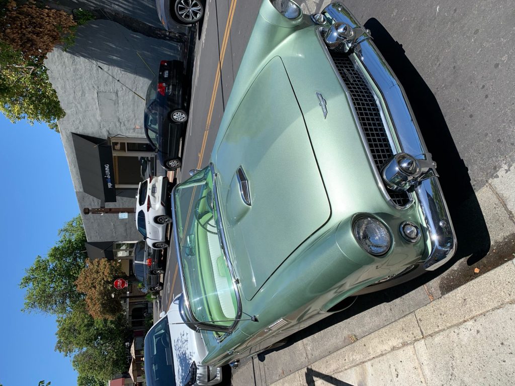 Spotted: 1956 Thunderbird convertible in downtown Menlo Park