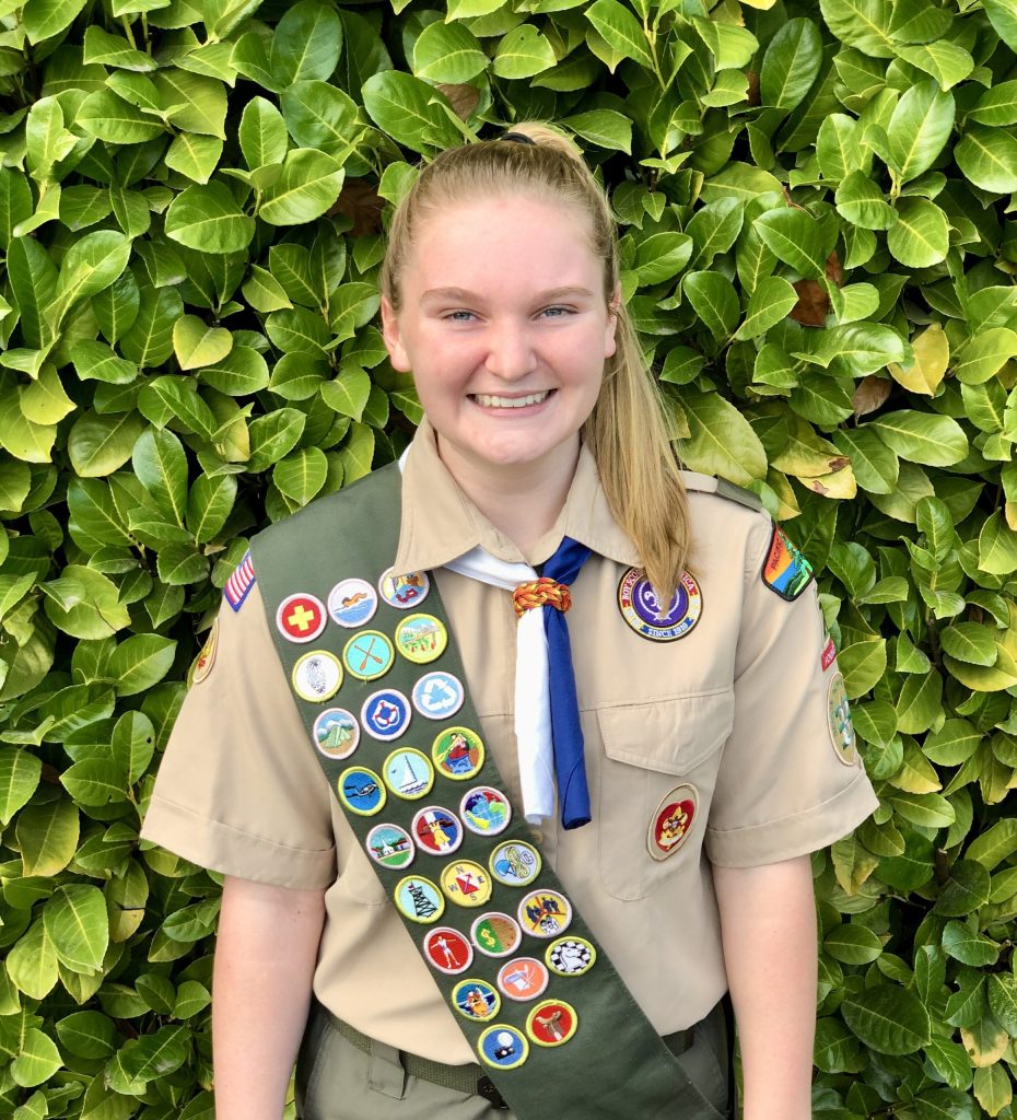Callie Muhler’s Scouting accomplishments are celebrated