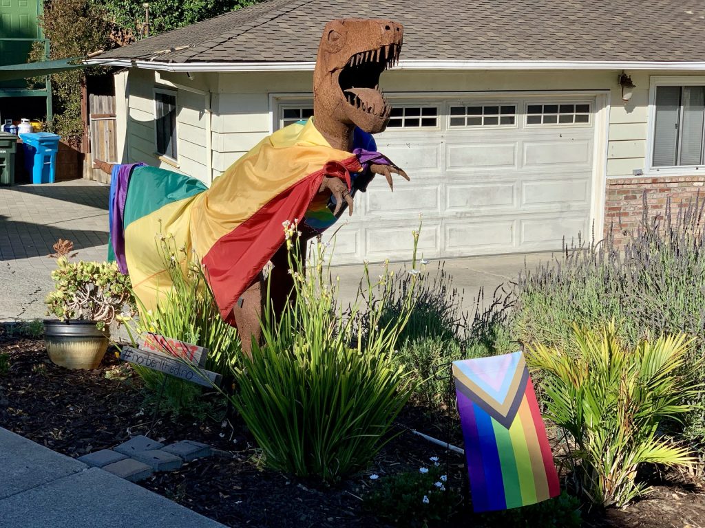 Spotted: Norbert decked out for Pride Month