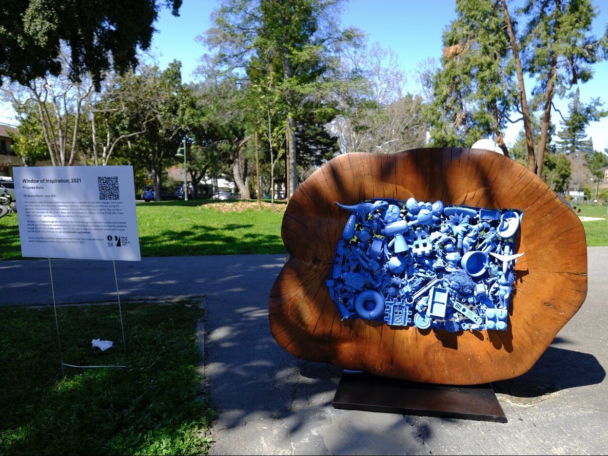 Latest Additions To Silicon Valley Sculpture 2021 On Menlo College 