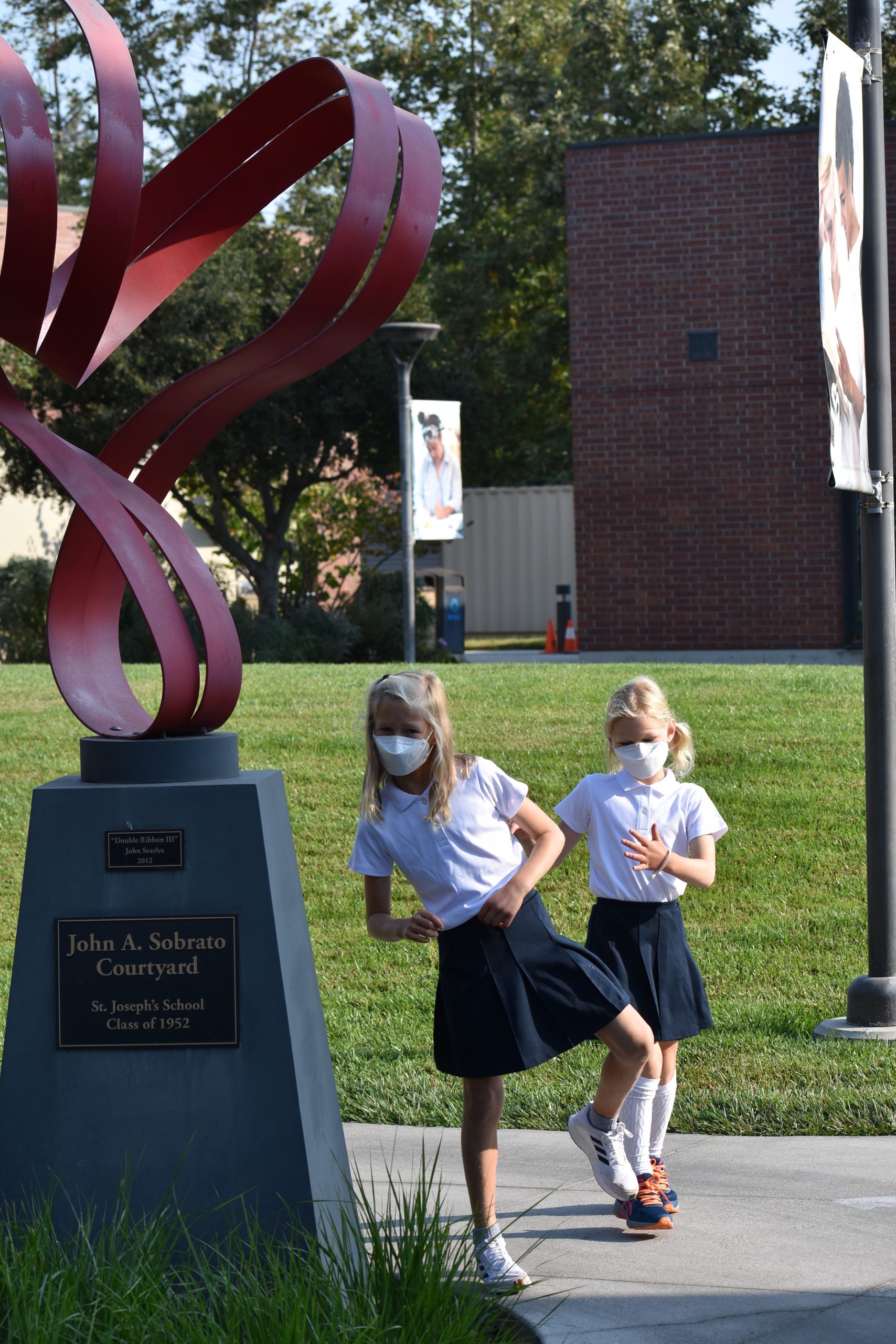 Sacred Heart Lower School Students Return To Campus InMenlo