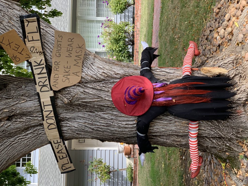 Spotted: Witch with a conscience on Sherman Avenue