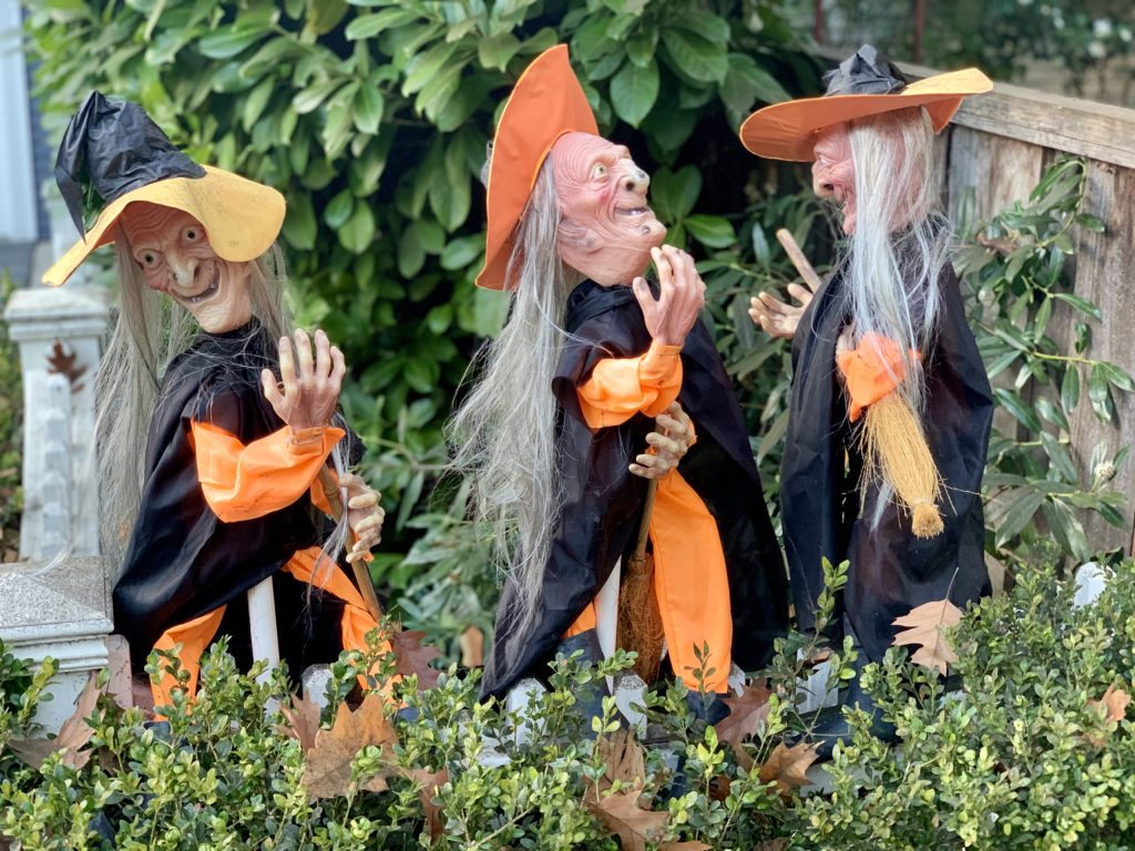 Spotted: Wicked witches on Perry Lane