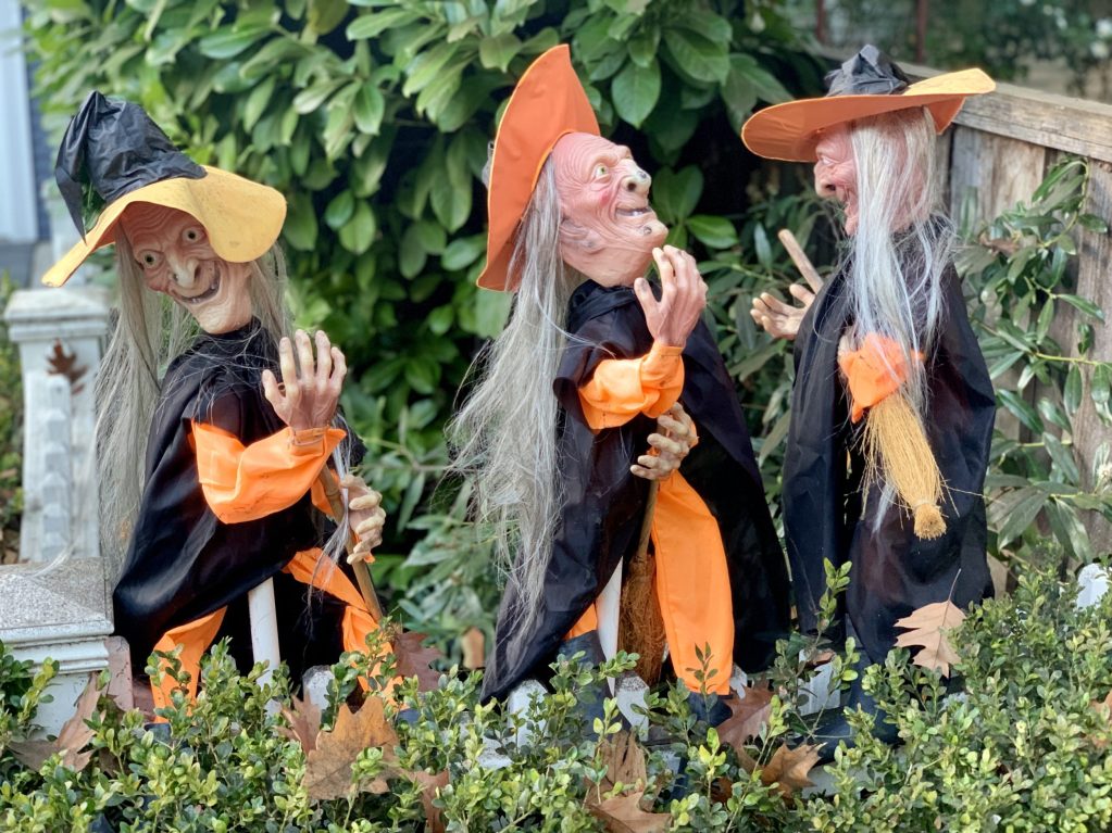 Spotted: Wicked witches on Perry Lane