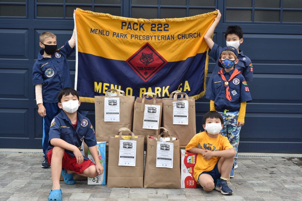 Menlo Park Cub Scouts conduct successful food drive for Second Harvest