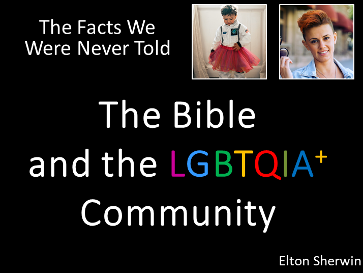 Elton Sherwin offers podcasts on the Bible and the LGBTQIA+ community — here he explains why