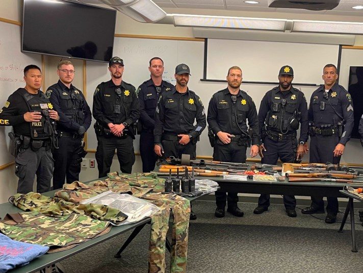 Menlo Park Police seize assault weapons and other firearms in gang-related search warrant resulting from a traffic stop