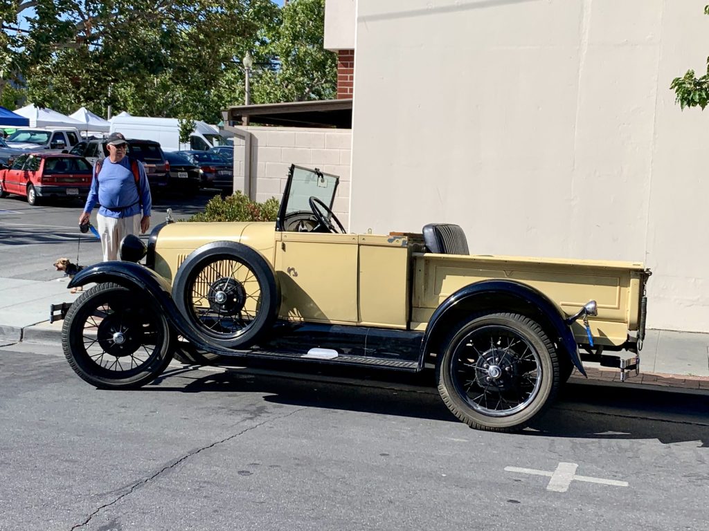 Spotted: 1928 Ford Roadster pickup near the Farmers Market