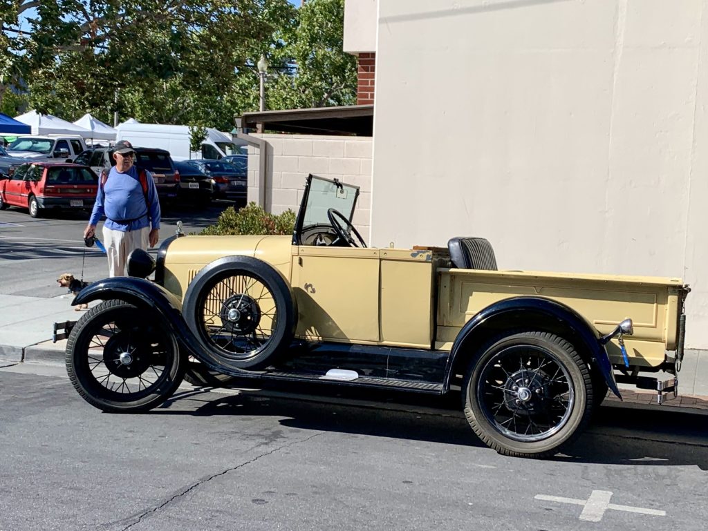 Spotted: 1928 Ford Roadster pickup near the Farmers Market