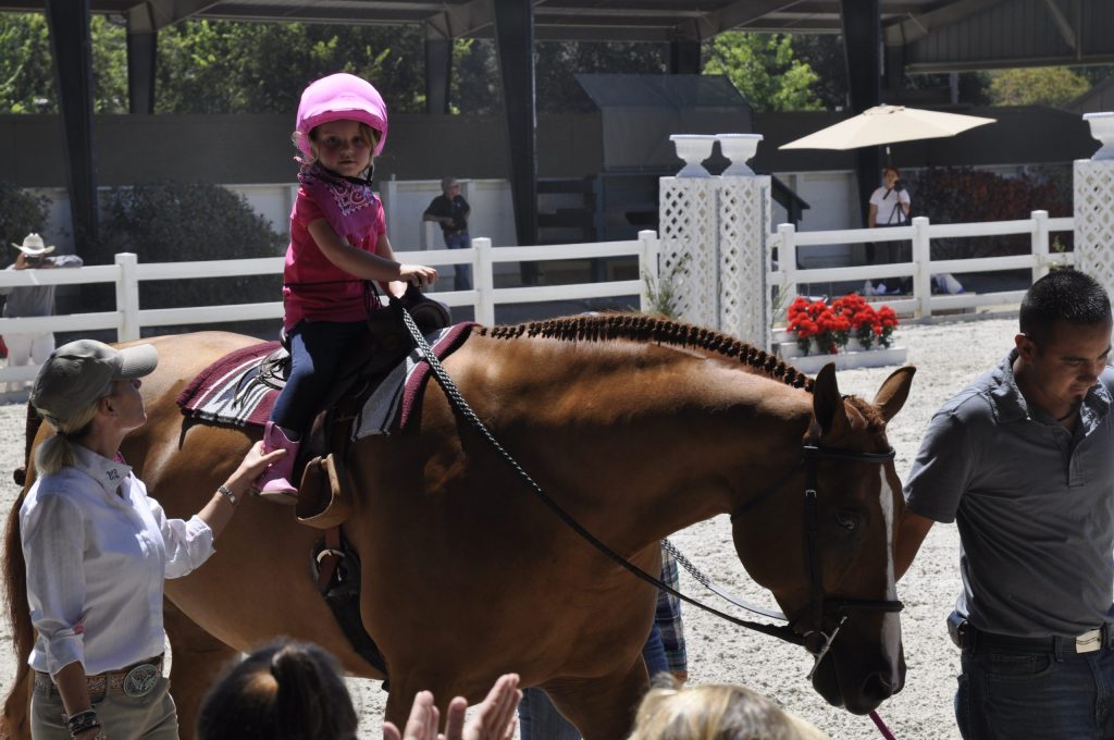It’s kids who bring out the smiles at the Menlo Charity Horse Show