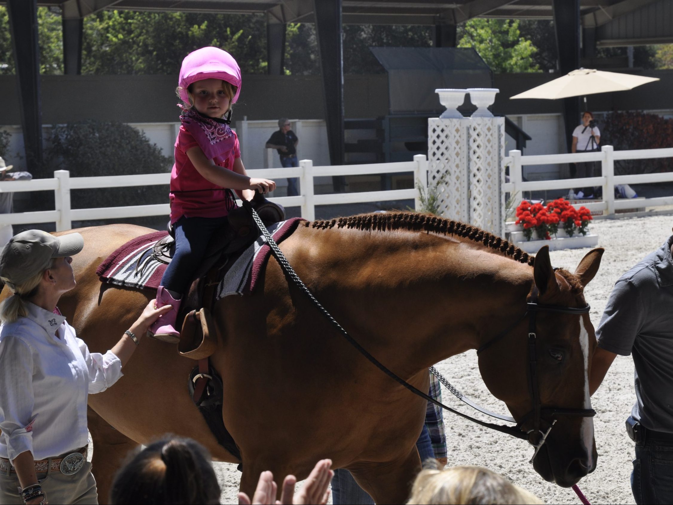 It’s kids who bring out the smiles at the Menlo Charity Horse Show