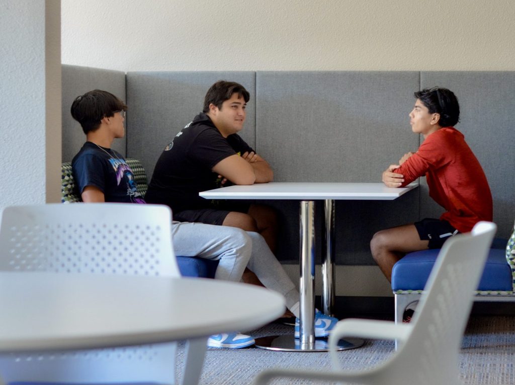 Spotted: Menlo College students enjoying newly-opened dorm