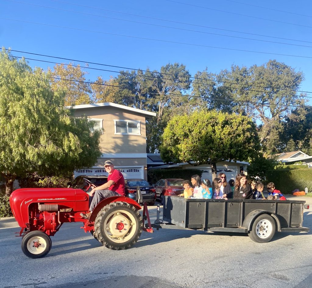Spotted: Halloween tractor hayride in Lorelei Manor