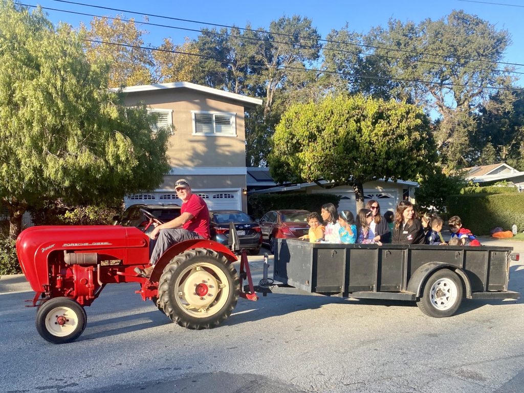 Spotted: Halloween tractor hayride in Lorelei Manor