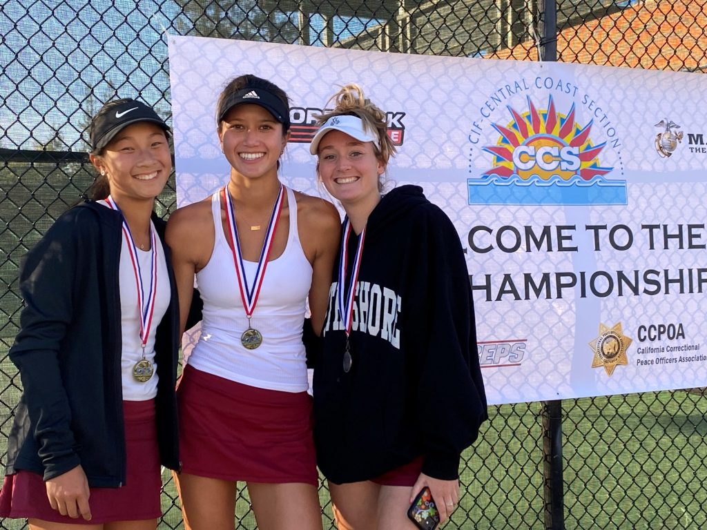 Three M-A students in the finals of the CCS Tennis Doubles and Singles Championships