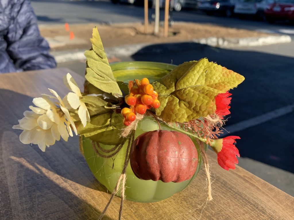 Spotted: Thanksgiving table top decorations at El Cerrito