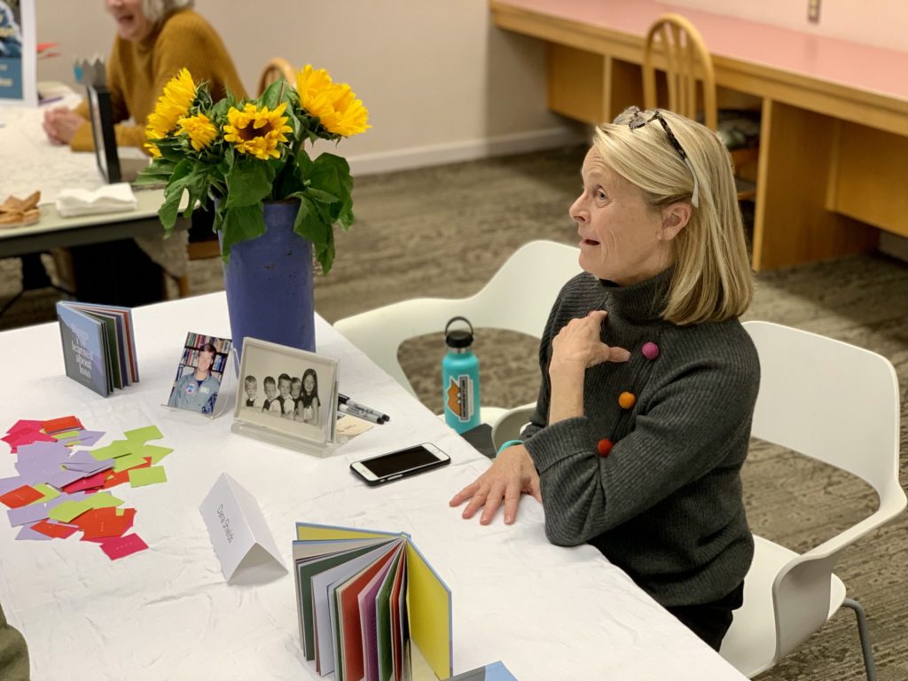 Spotted: Menlo Park authors visiting with readers