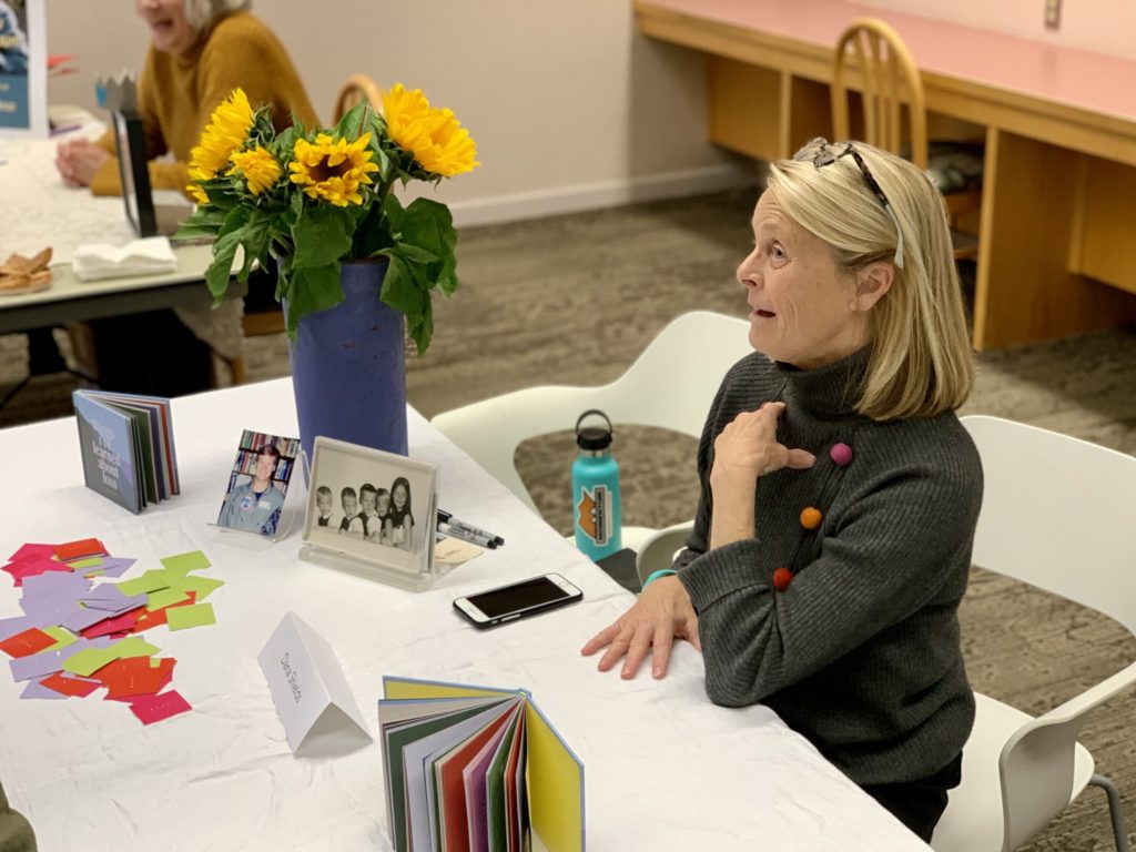 Spotted: Menlo Park authors visiting with readers