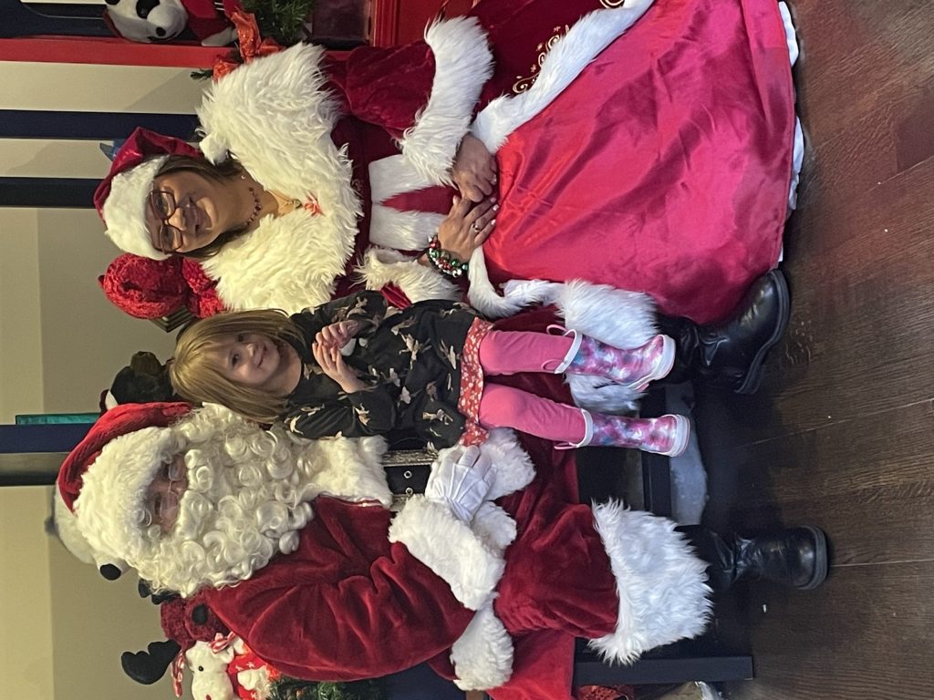 Spotted: Santa and Mrs. Claus at the Stanford Park Hotel