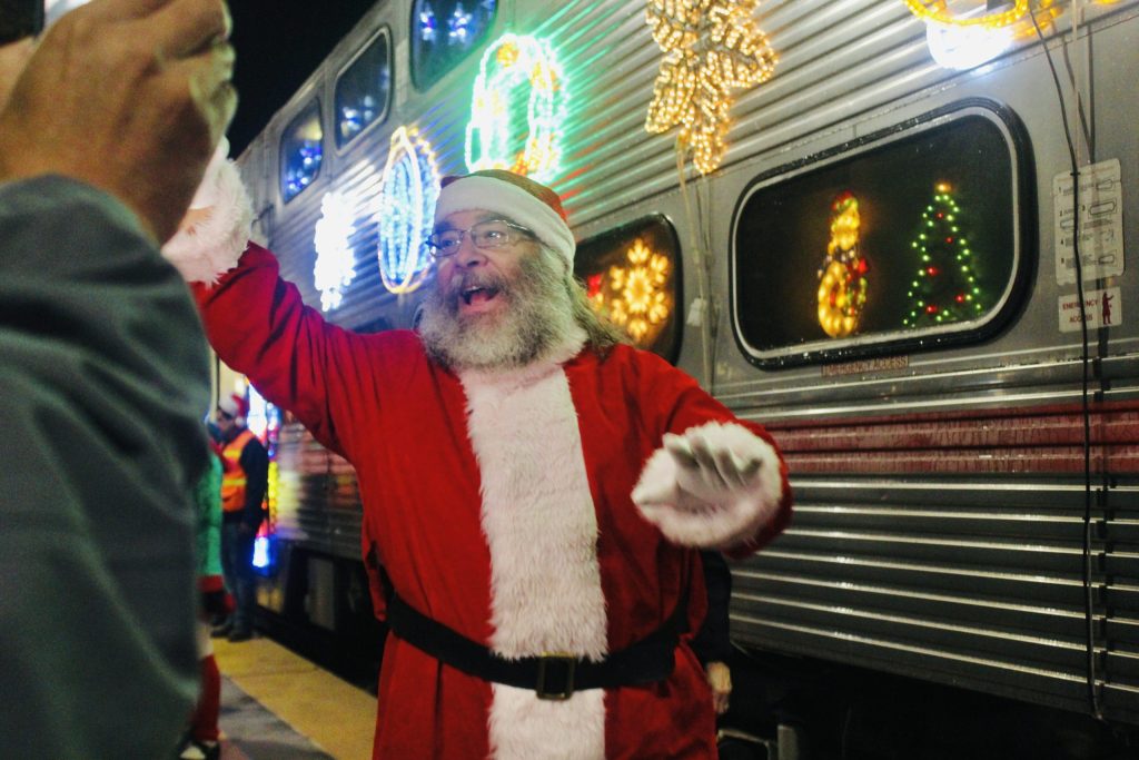 Caltrain Holiday Train makes its annual visit to Menlo Park