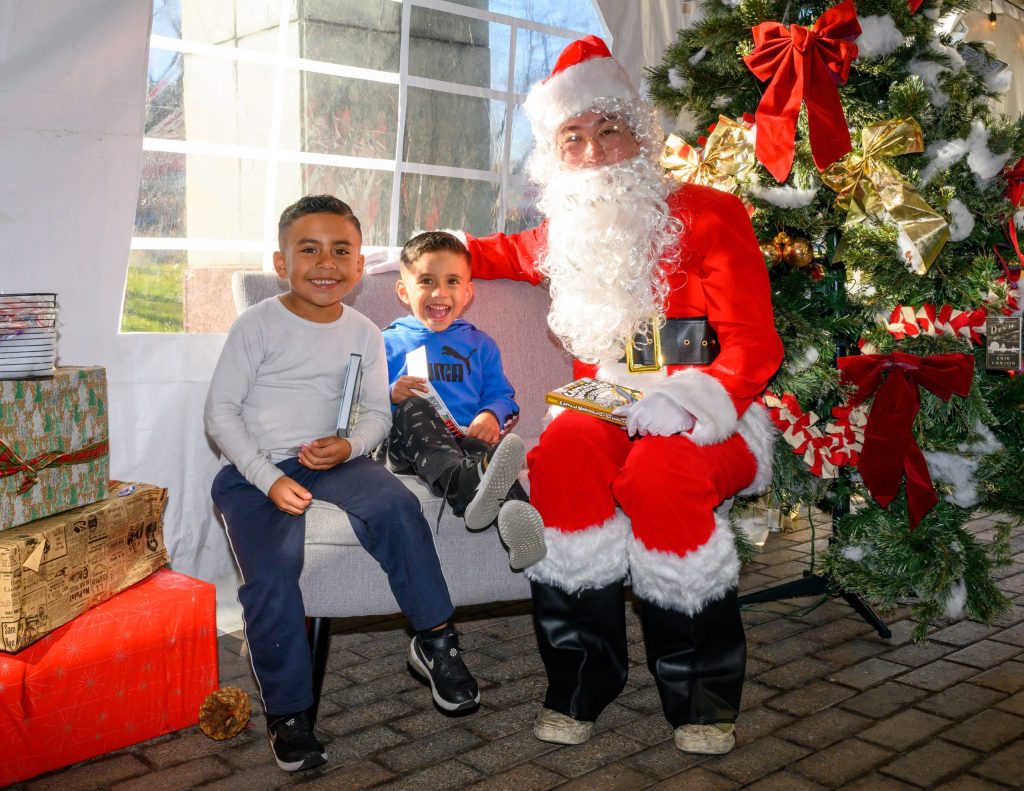 Spotted: Santa at Kepler’s book store in Menlo Park