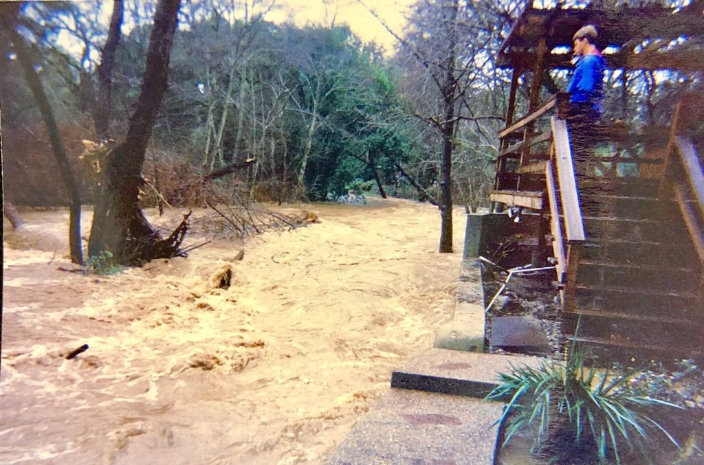 25 years ago today San Francisquito Creek flooded