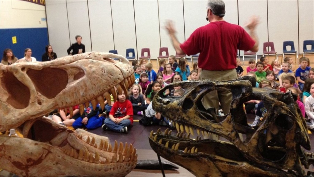 Dinosaurs Rock! at Menlo Park Library on March 5