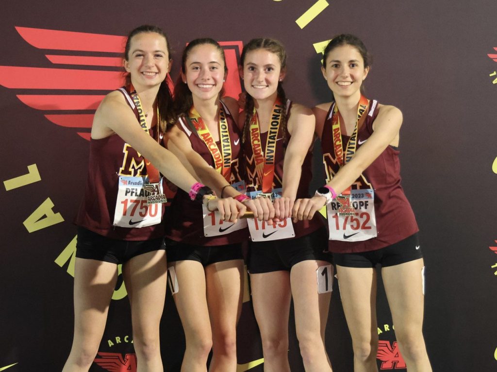 Four M-A track members run fastest 4×1600 in the country