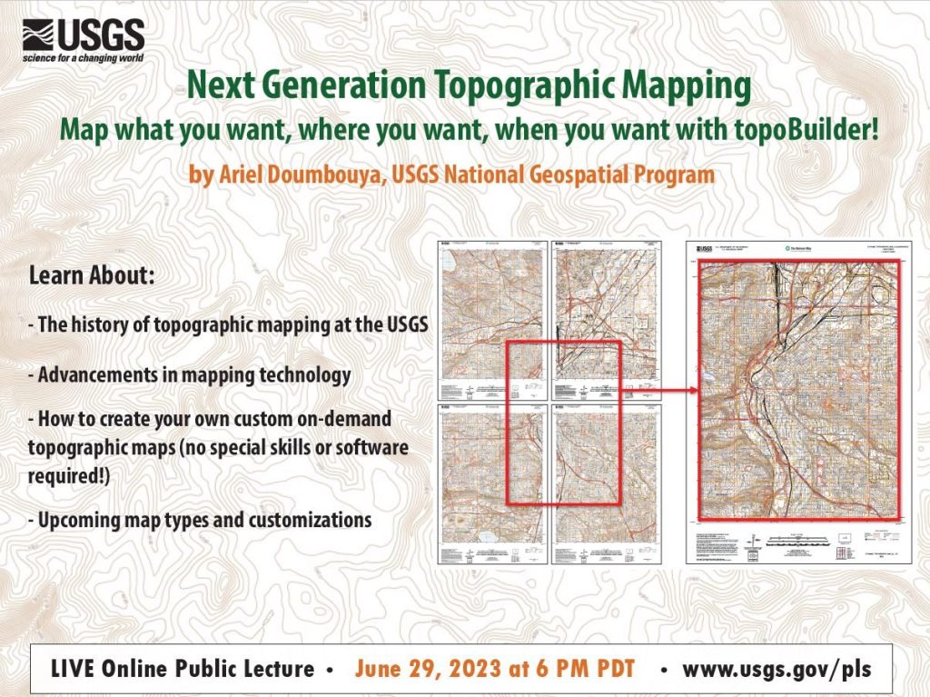 Learn about Next Generation Topographic Mapping on June 29