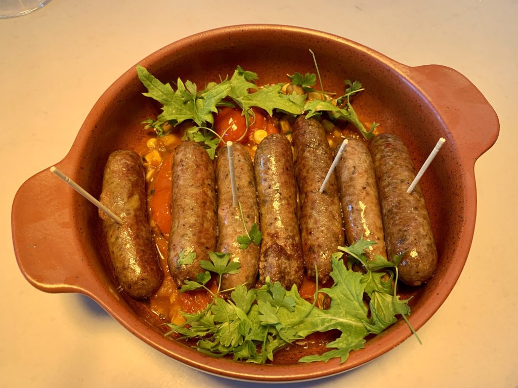 Spotted: Lamb sausage among the newer options at Canteen
