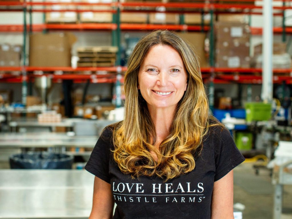 Thistle Farms founder Becca Stevens returns to the Peninsula this weekend