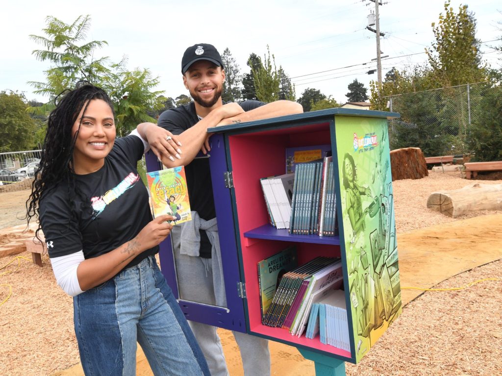 Stephen and Ayesha Curry unveil 9th schoolyard project — plus give away tickets to The Lion King