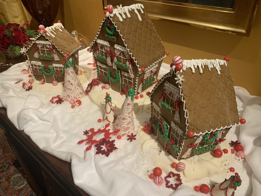 Spotted: This year’s Christmas Studio Cake features “gingerbread” village